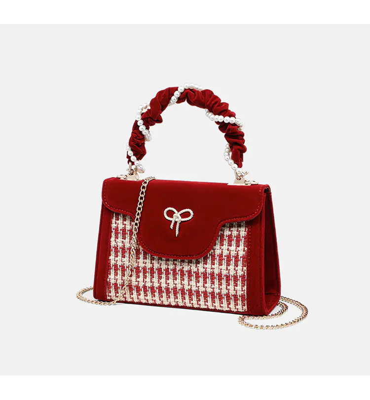 Lingge Chain Single Shoulder Women's Bag