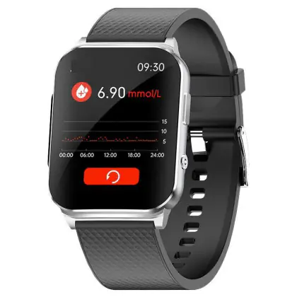 Blood Pool Uric Acid Heart Rate Monitoring and Alert Smartwatc